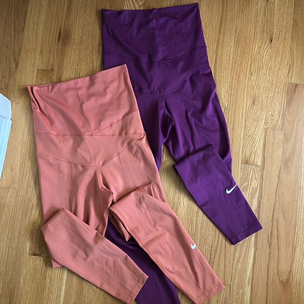 2 pairs Nike Maternity Leggings
